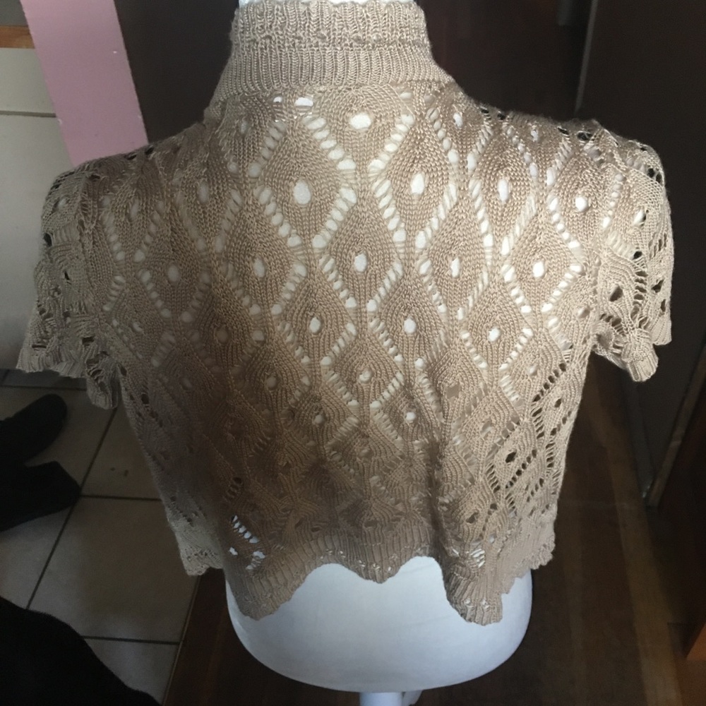 Short crocheted jacket - Picture 3 of 4